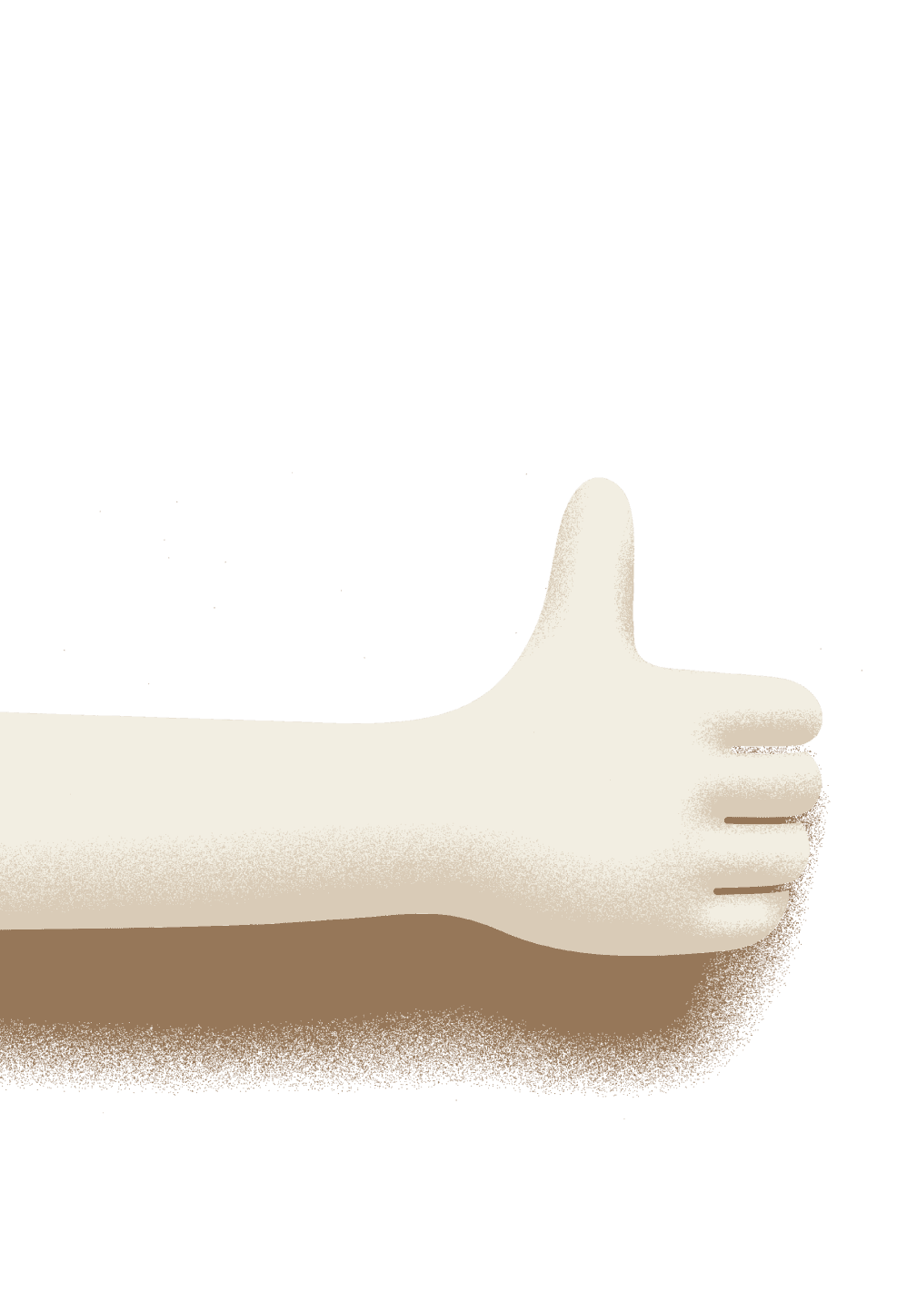 Hand thumb up